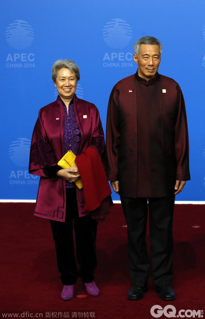 新加坡总理李显龙和夫人