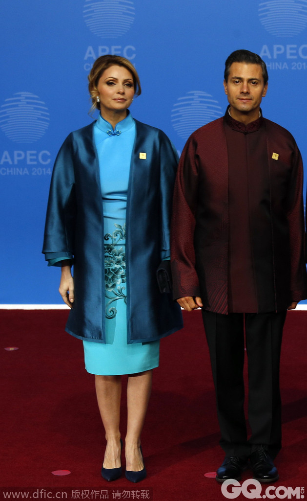 墨西哥总统恩里克•佩纳•涅托和夫人