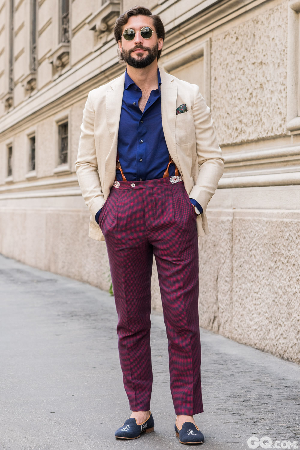 Suit: Sevena
Shoes: American Brand
Sunglasses: vintage

Inspiration: the perfect Italian Dandy!
（完美的意大利花花公子）