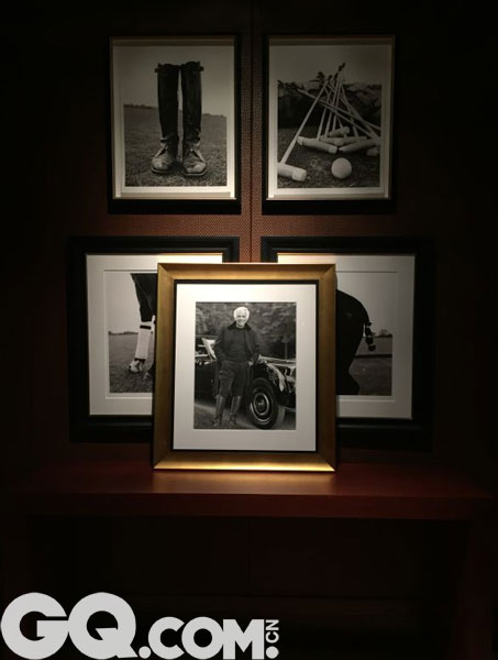 RALPH LAUREN展厅内创始人RALPH LAUREN先生的照片