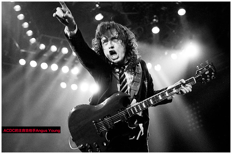 16 acdc的主音吉他手angus young 26 1973 led zeppelin乐队 36 1990