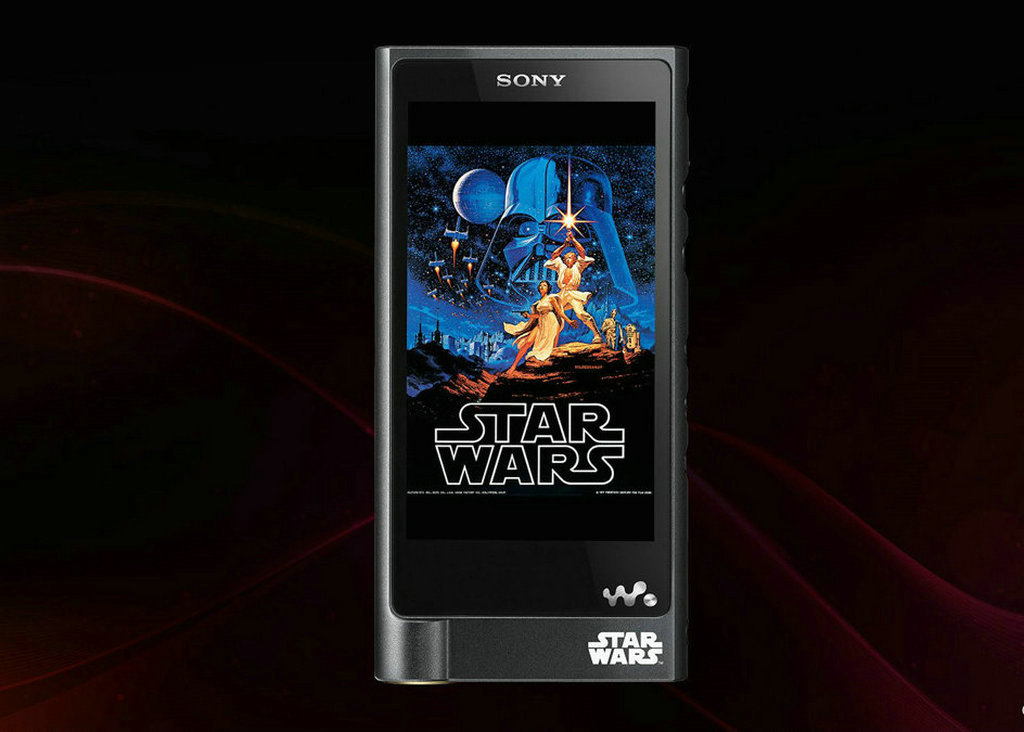 NO.1星战限定版Walkman播放器
在《星战7》上映之际，索尼为星迷们带来一款星战限定版 Walkman 播放器，限定版 Walkman 的最大特点就是机身和系统主题与星战的关联性。如 ZX2底部会刻上 StarWar 标志，A20系列提供16种不同背盖图案，每款定制版机身上都有星战经典台词等等。同时定制版Walkman为星迷提供Hi-Res 规格的《星战》原声专辑，带给用户最佳的音乐体验。

