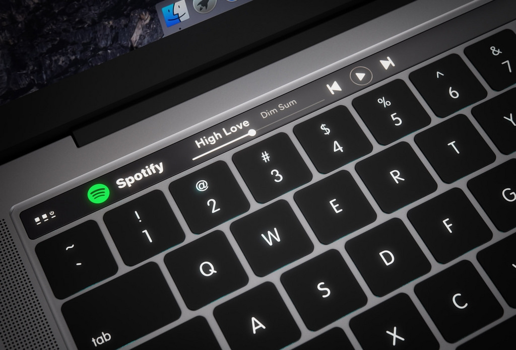 NO.3 Touch ID 指纹识别触感器
除了触控屏，MacBook Pro还将配备Touch ID 指纹识别触感器，既然能在手机上实现这个功能，那为什么不能在电脑上实现呢？这个指纹识别功能会和触控屏幕相结合。网页版 Apple Pay 上线，苹果本身对隐私又极为强调， Touch ID功能的增加能够在密码的基础之上更加安全了。
