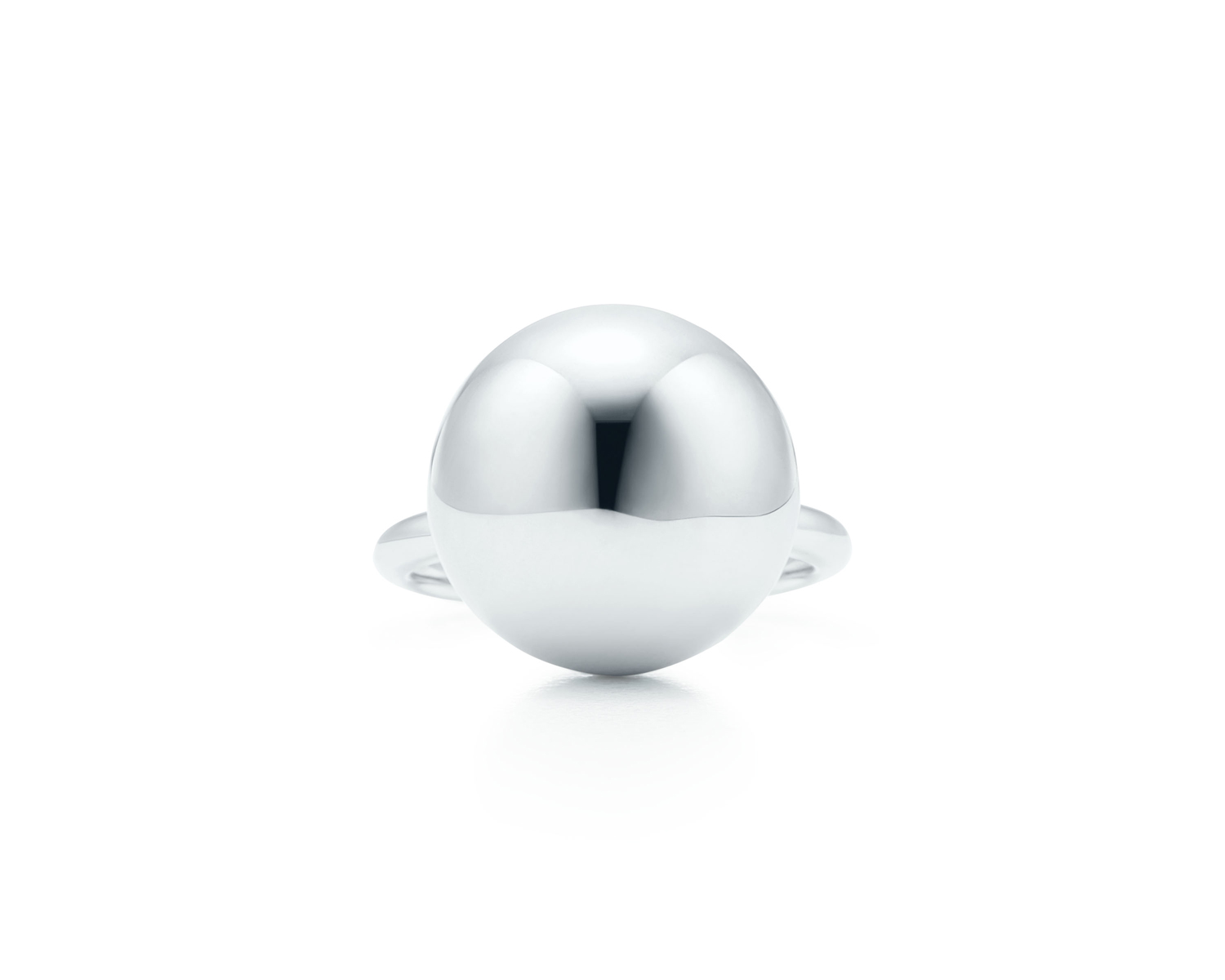 Tiffany HardWear系列15.75毫米纯银球形戒指