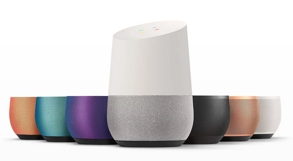 NO.4 Google Home
在IDEA的历史上，智能音箱的表现绝对称得上亮眼。Google Home是由Google推出的一款智能音箱，能通过用户语音控制，并且未来作为谷歌智能家居的一部分，将被赋予更多功能，实现家用电器之间的智能交互。
