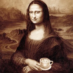 艺术家用咖啡再创作经典名画，脑洞大开创意十足