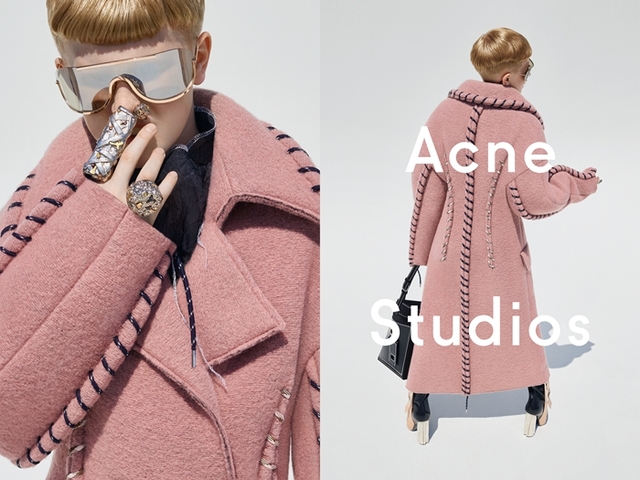 Acne Studio与摄影师Viviane Sassen再续前缘，合作推出2015年秋冬广告大片。Acne Studios创意总监Jonny Johansson启用 11岁的儿子Frasse Johansson担当模特。