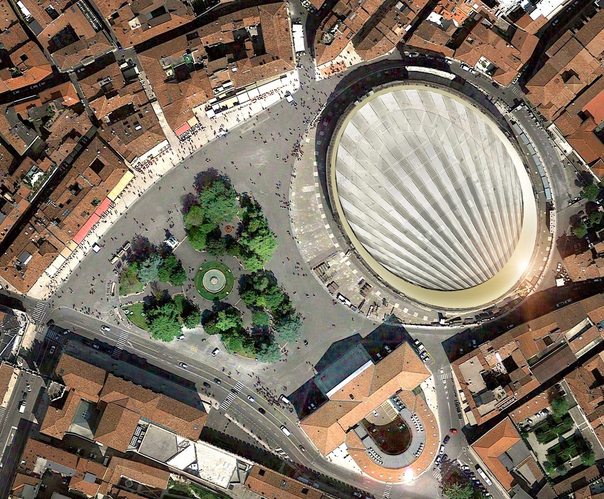 设计师要给古罗马竞技场装一个现代的屋顶，马上就要实施了