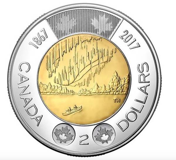 为庆祝国庆日，加拿大发行了世界首款可流通的夜光硬币