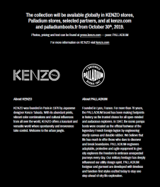 KENZO宣布2019年度将启动一项充满活力的新项目