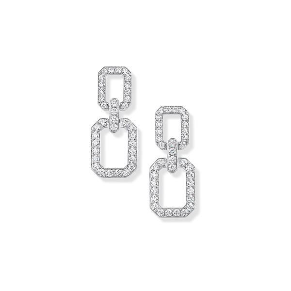 时装大片 品牌新闻 精彩专题 海瑞温斯顿 diamond links 系列钻石耳环