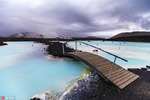 冬季冰火两重天 去世界的边缘冰岛蓝湖泡温泉 