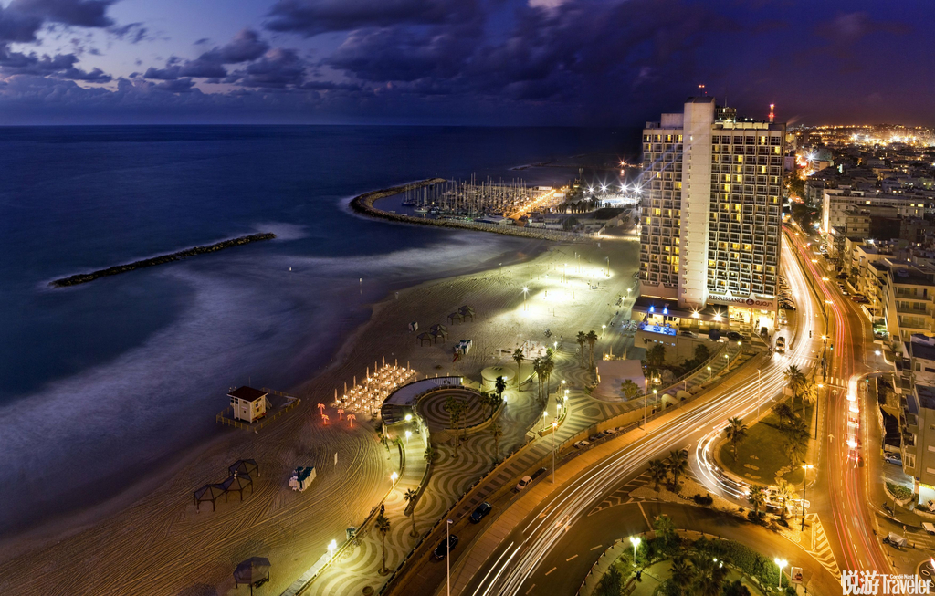 以色列特拉维夫夜景