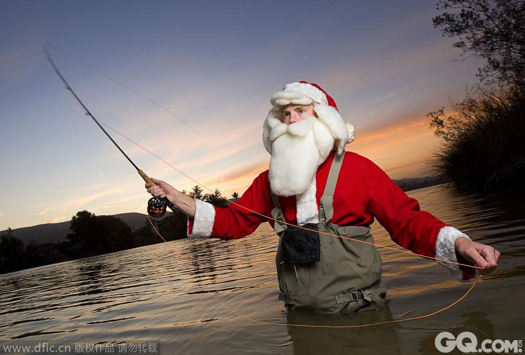 圣诞老人钓鱼