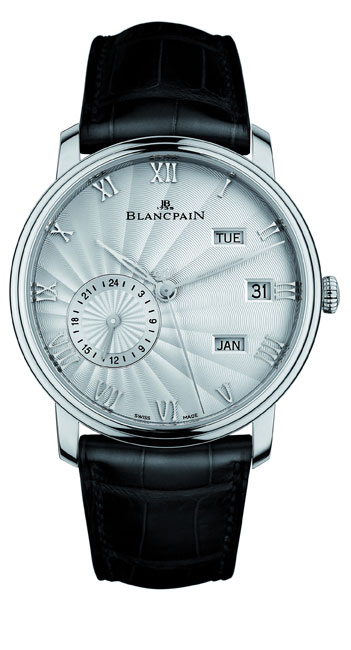 Blancpain宝珀Villeret系列两地时区年历腕表