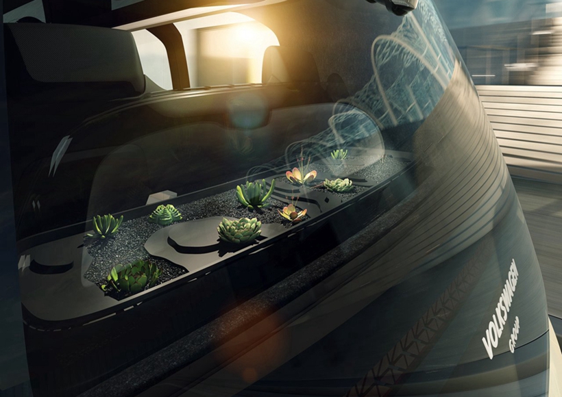 Sedric拥有独特而又Q萌的外观，车顶我们能够看到类似“触须”的设计，车头从车外看来被设计成像表情包一般。因此外媒形容它是一台“生气的烤面包机”。
