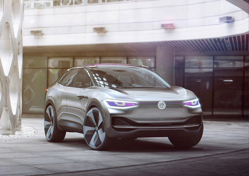  Volkswagen ID家族的成员之一作为跨界SUV车型，车尾向后延伸，将跑车元素融合起来，也让家族的纯电动产品阵容更强大。