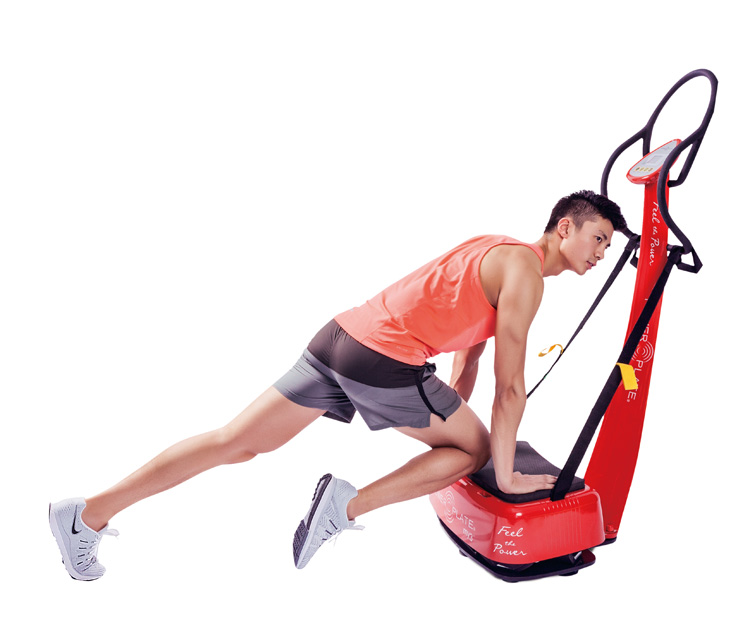 power plate 震动训练技术源于前苏联航空计划,利用了加速度训练的