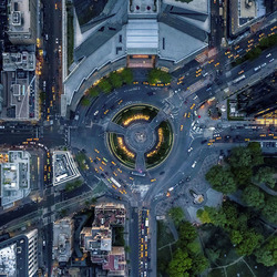 换个角度看世界 美摄影师高空俯拍展现纽约华美