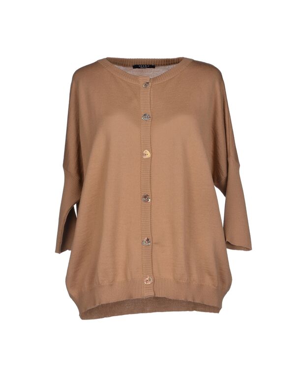 驼色neera 针织开衫