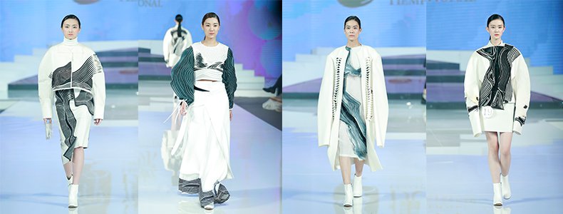 “汉帛奖”第25届中国国际青年设计师时装作品大赛 留白渲染无穷意境