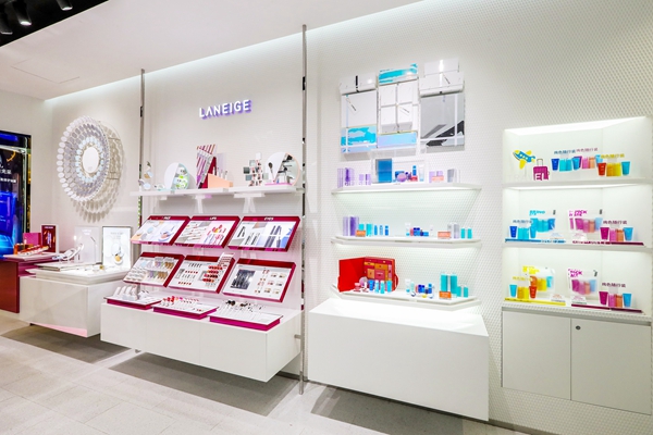laneige兰芝北京首家品牌形象概念旗舰店盛大入驻北京apm购物中心