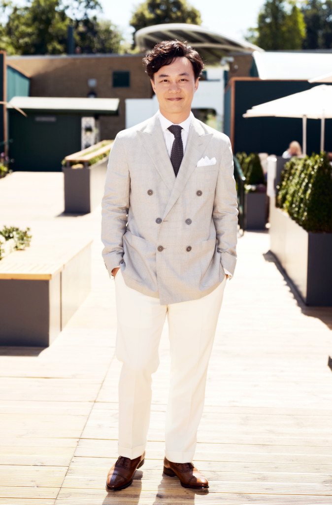 陈奕迅受邀出席2018温布尔登网球锦标赛男单决赛