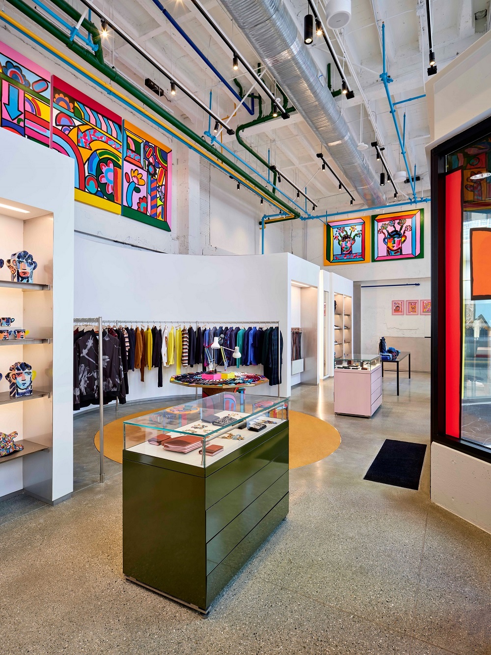 paul smith 洛杉矶新店开幕 由艺术家john booth操刀设计