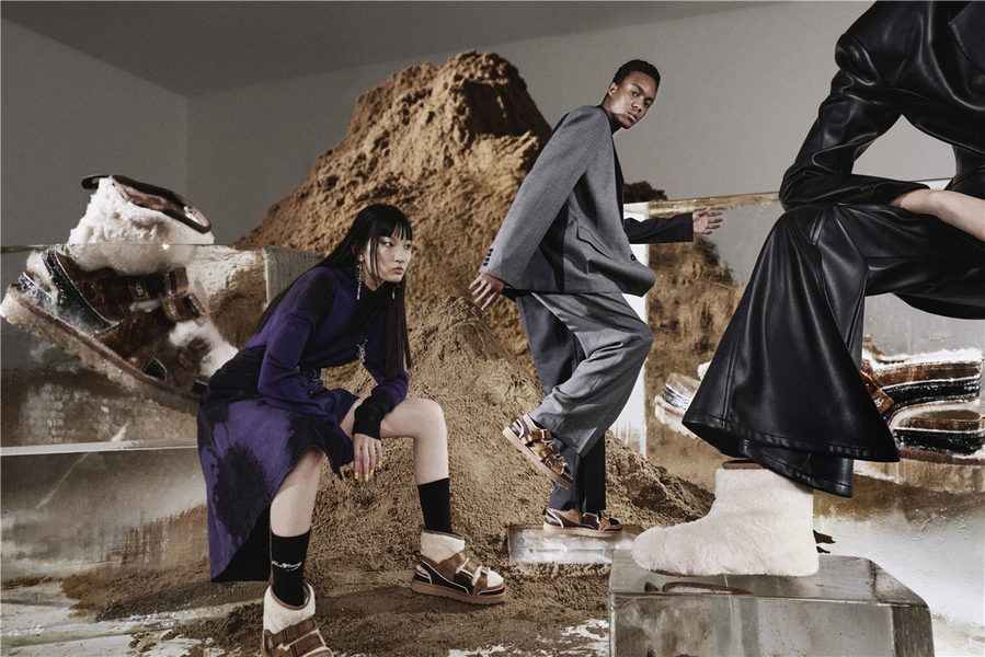 UGG® x Feng Chen Wang限量合作系列正式发售 ——全新概念大片亮相，诠释“夏”与“冬”的冲突之美